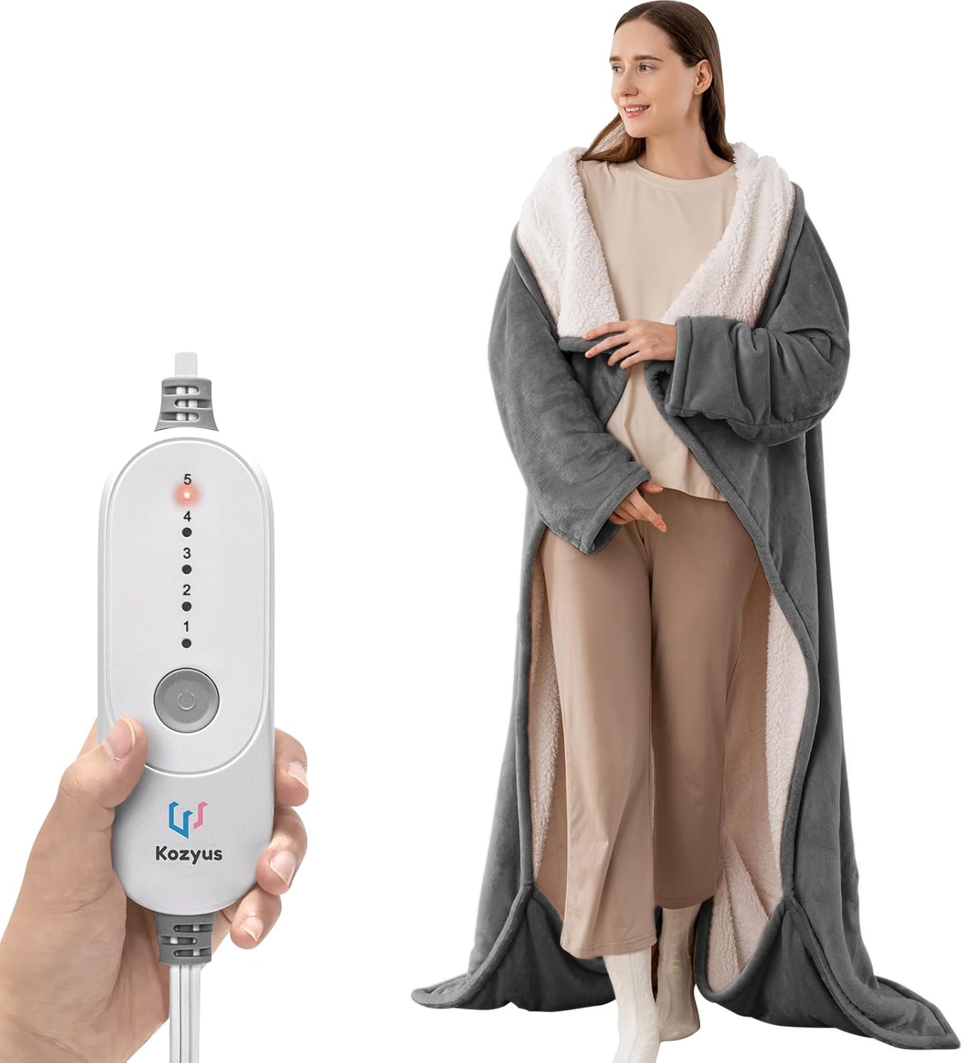 Kozyus™ - Wearable Heated Electric Blanket
